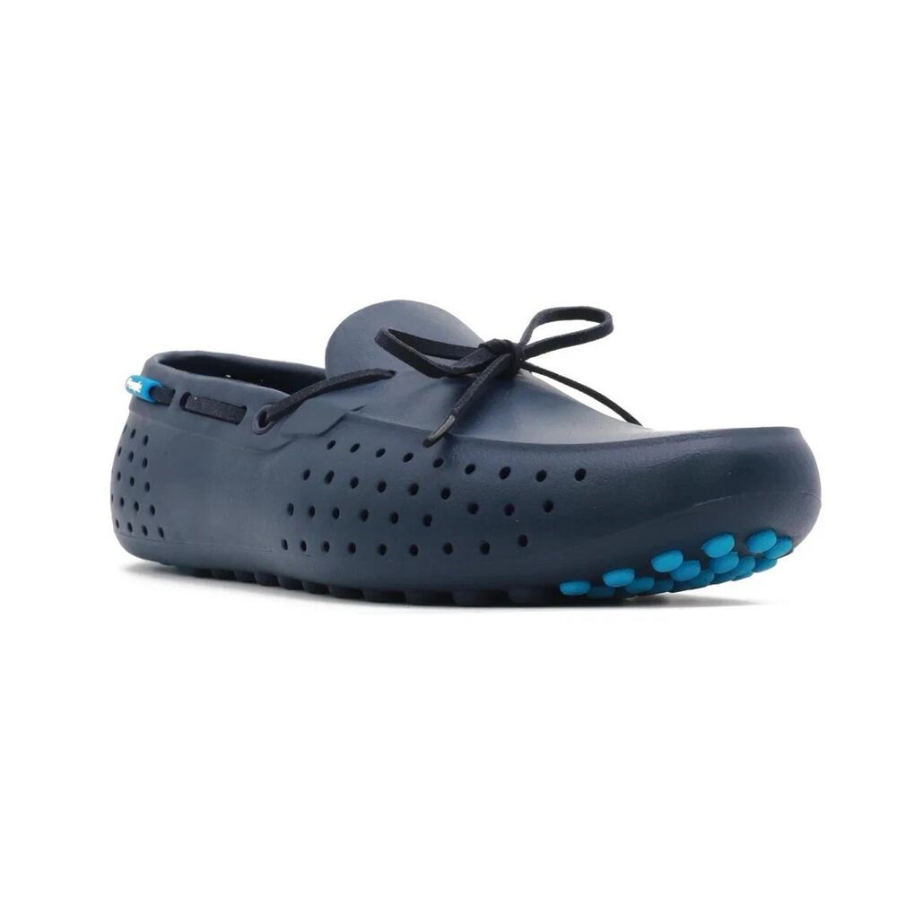 NIB PEOPLE FOOTWEAR Lounge Senna Loafers Mens SIZE 9 NAVY BLUE SLIP ON